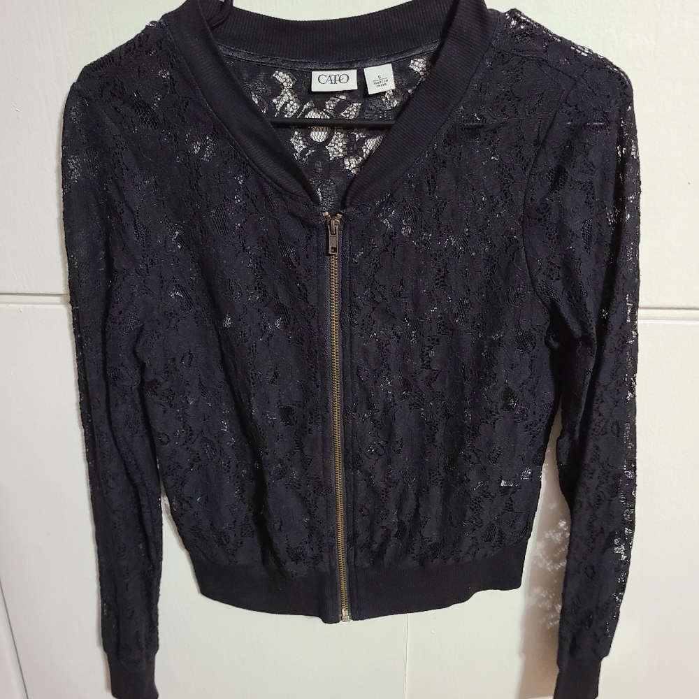Lace sweater